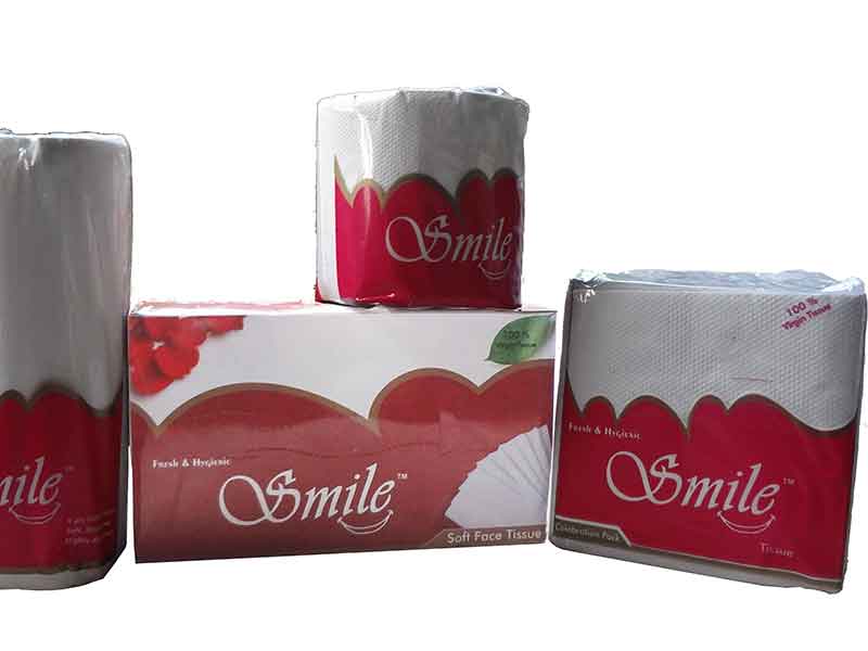 Smile paper napkin products